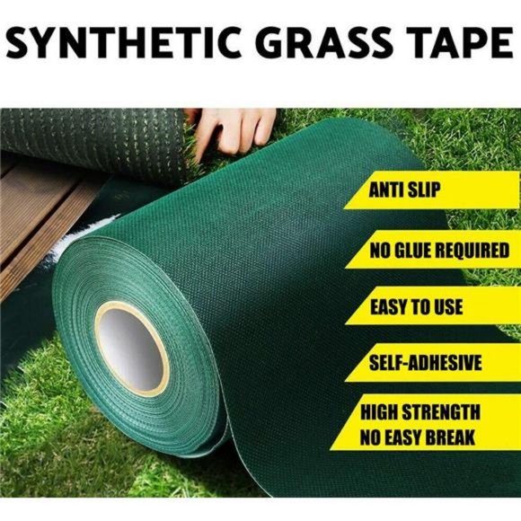Artificial Grass Self-Adhesive Seaming Turf Tape Lawn, Carpet Jointing - Picture 3 of 7